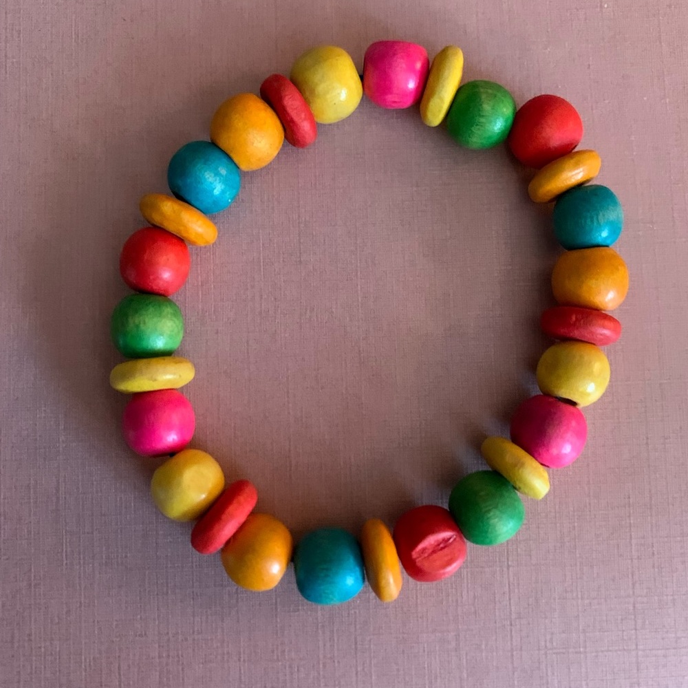 Wooden Bead Bracelet